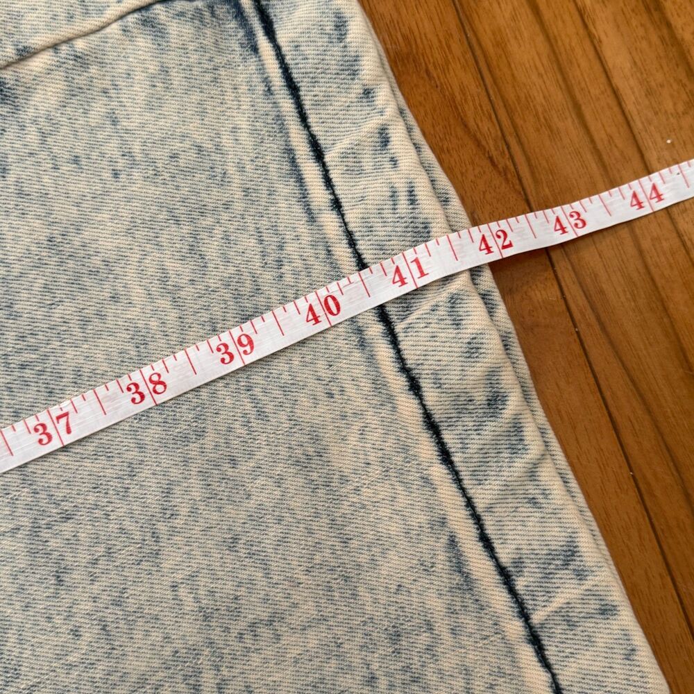 Women Disclosure Acid Wash Blue Cargo Denim Jeans Utility Streetwear Size 29 - Picture 6 of 7